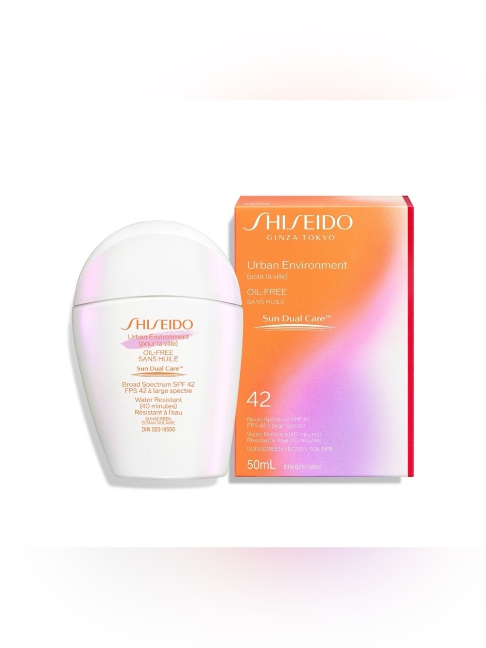 **BRAND NEW** Shiseido Urban Environment Oil-Free Sun Dual Care SPF 42 – 50mL
